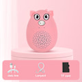 Miniatyrbild 1 av 5: Ny Mini Bluetooth-högtalare för barn Trådlös kortinsättning Mini Audio Story Tidig barndomsutbildningsmaskin（Rosa）