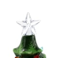 Miniatyrbillede 2 af 4: Keramisk juletræ bordplade juledekoration mini dekoration（S，grøn）