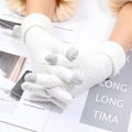 Miniatyrbilde 4 av 5: 2 par kvinners vinter touchscreen hansker termisk fleece foret strikkede hansker elastisk mansjett vinterhansker