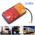 Miniatyrbillede 2 af 4: LED Trailer Baglygter Lastbil Caravan Ute Bådlys（12*80V）