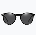 Miniatyrbillede 5 af 5: 2023 Polariseret Solbriller Mænd Kvinder Mærke Designer Retro Runde Solbriller Vintage Mand Kvinde Briller Uv400 Oculos Cc（C7 Leopard-Blå）