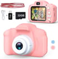 Digitalkamera for barn, videokamera for småbarn med 32 GB SD-kort