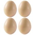 Miniatyrbilde 1 av 2: 4 falske egg, DIY egg rekvisitter, malte egg, simulerte egg, malematerialer, DIY håndverk eggmodeller (5.50X4.50X4.50CM, hvit)