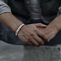 Miniatyrbillede 2 af 3: Herrearmbånd