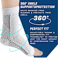 Miniatyrbild 4 av 4: Soothe Socks Neuropati Kompression Ankel Fotvalvsstöd Skydd Smärtlindrande Strumpor_cc