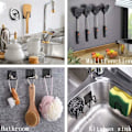 Miniatyrbild 5 av 5: 2-pack diskhossvamp hållare, rostfri liten caddy - SUS304 rostfritt stål