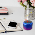 Miniatyrbild 2 av 5: Ny A13 Färgglad Bluetooth-högtalare Trådlös Mini Kanoner Hög Volym Hemma Utomhus Bärbar Kreativ Ljud 20240148（Lila）