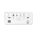 Miniatyrbild 3 av 4: Digital väckarklocka, LED-väckarklocka med snooze-funktion - Silver (English)