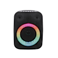 Miniatyrbild 2 av 5: Bluetooth-högtalare stereo, trådlös bärbar högtalare med lampor, subwoofer för utomhusfester (svart)