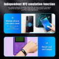 Miniatyrbilde 2 av 5: Nfc Rfid-kortkopiererleser-skriver, nfc Smart Card Reader Writer Rfid Copier, engelsk versjon Icopy X100 Nfc Id Ic Reader（Svart）