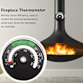 Miniatyrbild 3 av 5: Loggbrännare Termometer | Eldstads Termometer Vedspis Termometer | Magnetisk Ugns Termometer Inomhus Termometer För Vedspisar Och