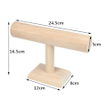 Miniatyrbillede 4 af 4: Træ Smykker Ur Organizer Display Stativ Armbånd Holder Display Stativ
