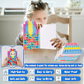 Miniatyrbild 5 av 5: Pop Bubble Fidget Notebook, Popper Notebook För Flickor Pojkar, Stressavlastande Fidget Notes Arbetsbok För Barn Skola Hemma Högskola Kontor(tie-dye)