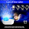 Miniatyrbillede 3 af 5: Stjerneprojektor med timer-slukfunktion, Bluetooth og fjernbetjening