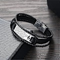 Miniatyrbillede 2 af 4: Til min søn Justerbare læderarmbånd Wristband Fødselsdag Graduering