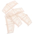 Pikkukuva 2 / 3: 5-pakkaus pienoiskokoinen farmin portti pienoiskokoinen puutarhaportti hiekkalaatikon portti mini talo koristelu (7.00X3.50X0.10CM, beige)