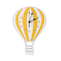 Miniatyrbillede 5 af 5: ZHOUBA Nordisk stil varmluftsballon form træ lydløs vægur børneværelse hjem indretning（Blå）