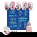 Miniatyrbilde 2 av 4: 29 Marmor Blomster Blad Geometrisk Design Negle Stempel Plader Stencil