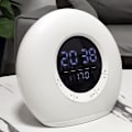 Pikkukuva 3 / 5: Yövalo Bluetooth-kaiutin Bluetooth 5.0 Kaiutin Kello Herätyskello Led Audio Rgb Tunnelmavalo