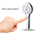 Miniatyrbild 5 av 5: LED-duschhuvud Handhållen temperaturkontrollerad duschhuvud 3 färger LED