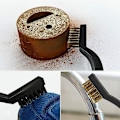 Miniatyrbillede 5 af 5: 3 stk. Metalbørste i rustfrit stål, messing og nylon til rengøring af rust, svejseslag