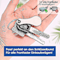 Miniatyrbilde 2 av 4: 2 stk. Universal Shopping Trolley Token Nøkkelring, Avtakbar Nøkkelring (Sølv)