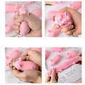 Miniatyrbillede 2 af 3: Elastisk Gris Udluftningslegetøj Gris Dekompression Squeeze Legetøj Pink