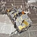 Miniatyrbillede 3 af 4: 3D Metalpuslesæt DIY-manual berømt tank militærserie Tiger Tanks T-34 Js-2 M1a1 Tankmodel Saml puslespil (T-34 Tank)