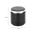 Miniatyrbild 3 av 5: 5.0 Version Bluetooth-högtalare Utomhus Mini-högtalare Bärbar Metall Present Batterikapacitet 500mah Trådlös Bluetooth（Svart）