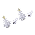 Miniatyrbillede 2 af 2: 2-pak juletræ-formet bordlampe, kreativ sengebordslampe, skrivebordslampe, chic nattelys, boligindretning til soveværelse (guld) (11 x 7,5 cm, guld)