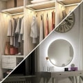 Miniatyrbild 5 av 5: LED-garderobsbelysning, rörelsesensor LED, dimbar garderobsskåpsbelysning, dimbar rörelsesensor garderobsbelysning för kök, sovrum, garderob, trappor,