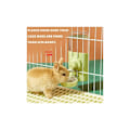 Miniatyrbild 1 av 5: Kanin Vatten Dispenser, 600ML Hängande Kanin Drickare Automatisk Marsvin Matningsflaska, Anti-Dropp Hamster Matningsflaska för Smådjur (Grön)