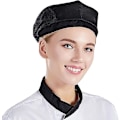 Pikkukuva 3 / 5: 3-osainen kokin hattu unisex-verkolla keittiöön, cateringiin ja leipomoon
