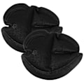 Miniatyrbillede 2 af 2: 1 par oppustelige bh-puder, justerbare bh-skålpuder, dame bh-puder (14.00X11.00X1.00CM, sort)