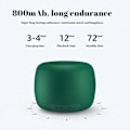Miniatyrbild 4 av 5: Bärbar högtalare Bluetooth-högtalare Bluetooth 5.0 Även AUX-kabel 20240465（Grön）