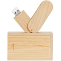 Miniatyrbillede 4 af 4: Usb Flash Drive, premium Usb2.0 Flash Drive, 16gb/32gb Massivt træ Usb Flash Drives Høj hastighed Data Storage Memory Stick Pendrive Med æske
