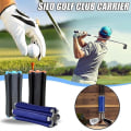 Miniatyrbillede 2 af 4: Klipsholder til golfkøller, fastgørelsesbeslag til golfbags, fast understøttelse, golfkølleholdere (sort)