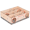 Miniatyrbillede 2 af 2: Hamster træ labyrint tunnel kæledyr aktivitetslegetøj mus dværghamster (19.8X15.5X6CM, som vist på billedet)