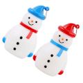 Miniatyrbillede 2 af 2: 2 Pakke Snemand LED Lys Desktop Jule Snemand Lys Julefest Snemand Statue LED Lys (12.60X7.50X7.00CM, flere farver)