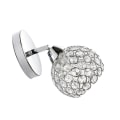 Miniatyrbillede 1 af 4: 1/2/3 Elegant Krystal Glasvæglampe Til Soveværelse Gang E27 Lampe（1 Stk）
