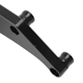 Miniatyrbilde 4 av 8: 2 stk. Motorsykkelramme Slider Rustbeskyttende Svart Sterk Beskyttelse Anti Crash Rammebeskytter Erstatning for DUCATI PANIGALE V4 2018‑2019