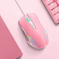 Miniatyrbild 7 av 8: Högprecisions Ergonomisk Gamingmus, Justerbar DPI-omkopplare, Tyst Klick med Slumpmässig Rörelsefunktion För Intensiva Spelsessioner, Andningsbar LED