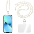 Miniatyrbillede 1 af 7: Telefon Crossbody Kæde Mobiltelefon Lanyard, Universal Telefon Kæde Rem Med Tether Patches Kompatibel Med De Fleste Telefoner