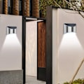 Miniatyrbillede 6 af 8: Udendørs solcellelamper, LED solcelle væglamper, rustfrit stål