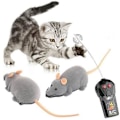 Miniatyrbild 4 av 6: Pet Delight Center, Automatisk Rörlig Råttleksak Interaktiva Kattleksaker Realistisk Mjuksleksak Trådlös Elektronisk Falsk Mus Råtta Husdjursleksak Löphjul Plysch
