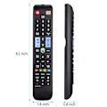 Miniatyrbild 2 av 6: Samsung Smart TV Universell Fjärrkontroll, Robust Konstruktion i ABS-material för LCD LED TV, Långt Sändningsavstånd, Ingen Programmering Krävs, Snabb