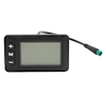 Miniatyrbild 1 av 8: Innovativ Cykelmätare, LCD-displaypanel för elcykel med Multispänningsanpassning för Sömlös Integration, Förbättrad Synlighet & Enkel Användning