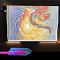 Miniatyrbild 5 av 7: A4 LED Diamantmålnings Ljusplatta Hållare Vikbar Ljuslåda Plattställ Justerbara Diamantmålningssatser Fäste 5D DIY Diamantmålningstillbehör