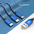 Miniatyrbild 2 av 6: Revolutionera Din Laddningsupplevelse, Universell Adapter för Lightning, Micro USB och USB-C