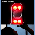 Miniatyrbild 2 av 5: Privacy Guardian, Påfyllningsbar Butan Tändare Med Vindtät Ljusstake Tändare Automatisk Detekteringsfunktion För Kameralinsdetektor Med Infraröd Laser